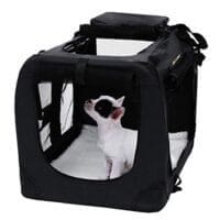 FEANDREA Dog Carrier, Folding Fabric Pet Carrier, 70 x 52 x 52 cm, Black - Bild 2