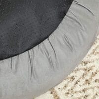 Hundsäng, Donut Kattbädd, Rund, 60 Cm Dia., Ljusgrå - Bild 5