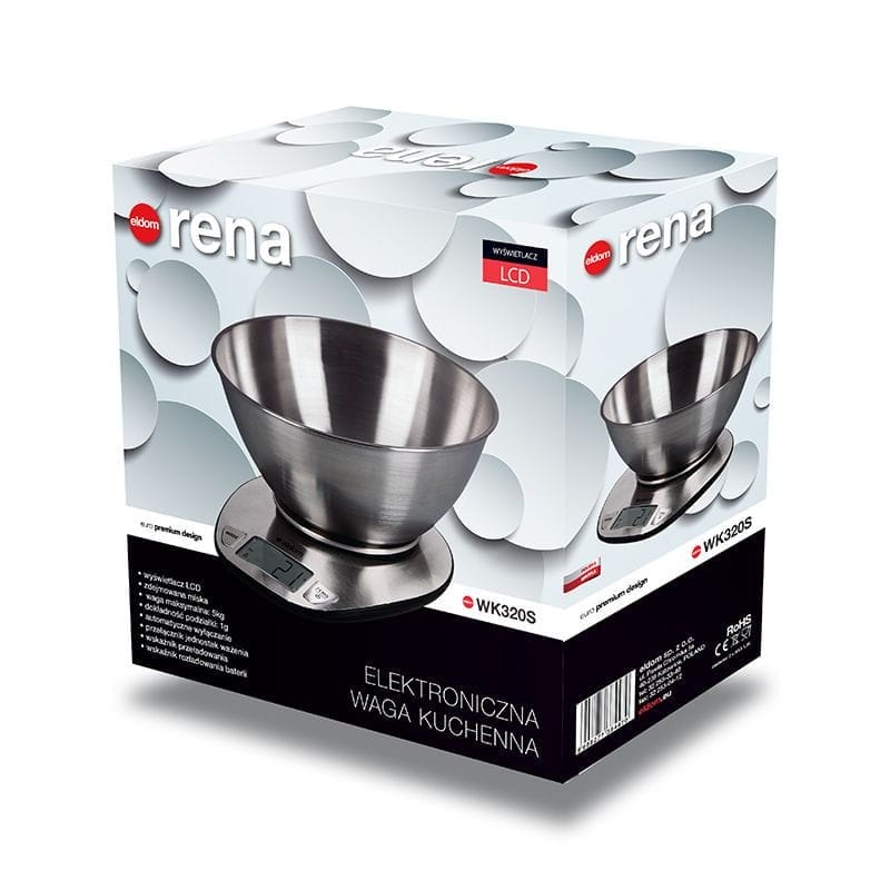 Elektronisk köksvåg LCD Eldom WK320S viktmätning 5 Elektronisk köksvåg LCD Eldom WK320S viktmätning - Bild 5