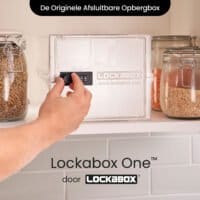 Låsbart medicinskåp - Förvaringsbox med kodlås - Kristall - Bild 2