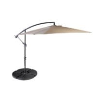 QLT Luxe XXL Parasoll - Ø 3 meter - Inklusive skyddsskydd - Taupe - Bild 2