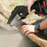 QLT Elektrisk Mini Kedjesåg – Trådlös Grenklippare med Batteri - Bild 5