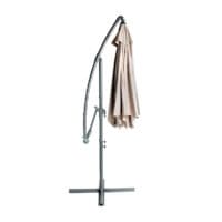 QLT Luxe XXL Parasoll - Ø 3 meter - Inklusive skyddsskydd - Taupe - Bild 3