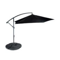 QLT Luxe XXL Parasoll - Ø 3 meter - Inklusive skyddsskydd - Svart - Bild 2