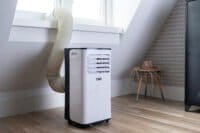 Bärbar luftkonditionering - Air Condtioner - 7000 BTU - Vit/Svart - Bild 6