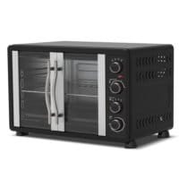 TurboTronic FEO45 Elektrisk ugn - med franska dörrar - 45L - Svart