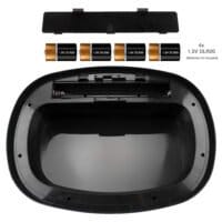 TurboTronic SB68 Soptunna med sensor - 68 liter - Svart/Rostfritt - Bild 6