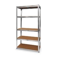 QLT Hyllsystem med 5 hyllplan - Öppen förvaringshylla 180x90x40cm - Bärkapacitet 875 kg