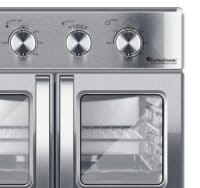 TurboTronic Airfryer XXL och Ugn – Dubbel Dörr – 32 Liter – Silver - Bild 4
