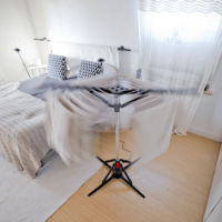 Nexxt Elektrisk Rotationsklädstreck - 17 Meter Tvättlina - Bild 2